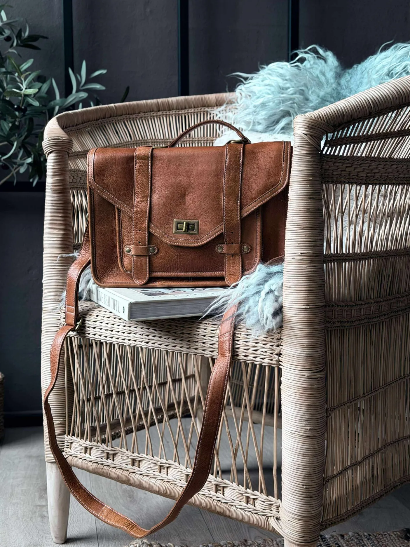 Taske Hallie – Cognac