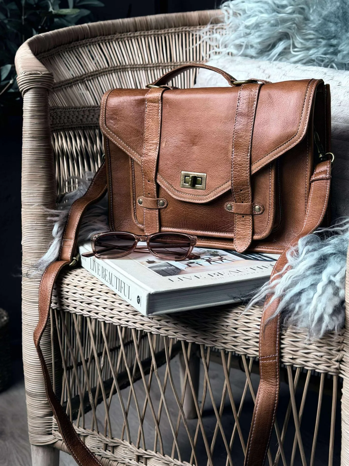 Taske Hallie – Cognac