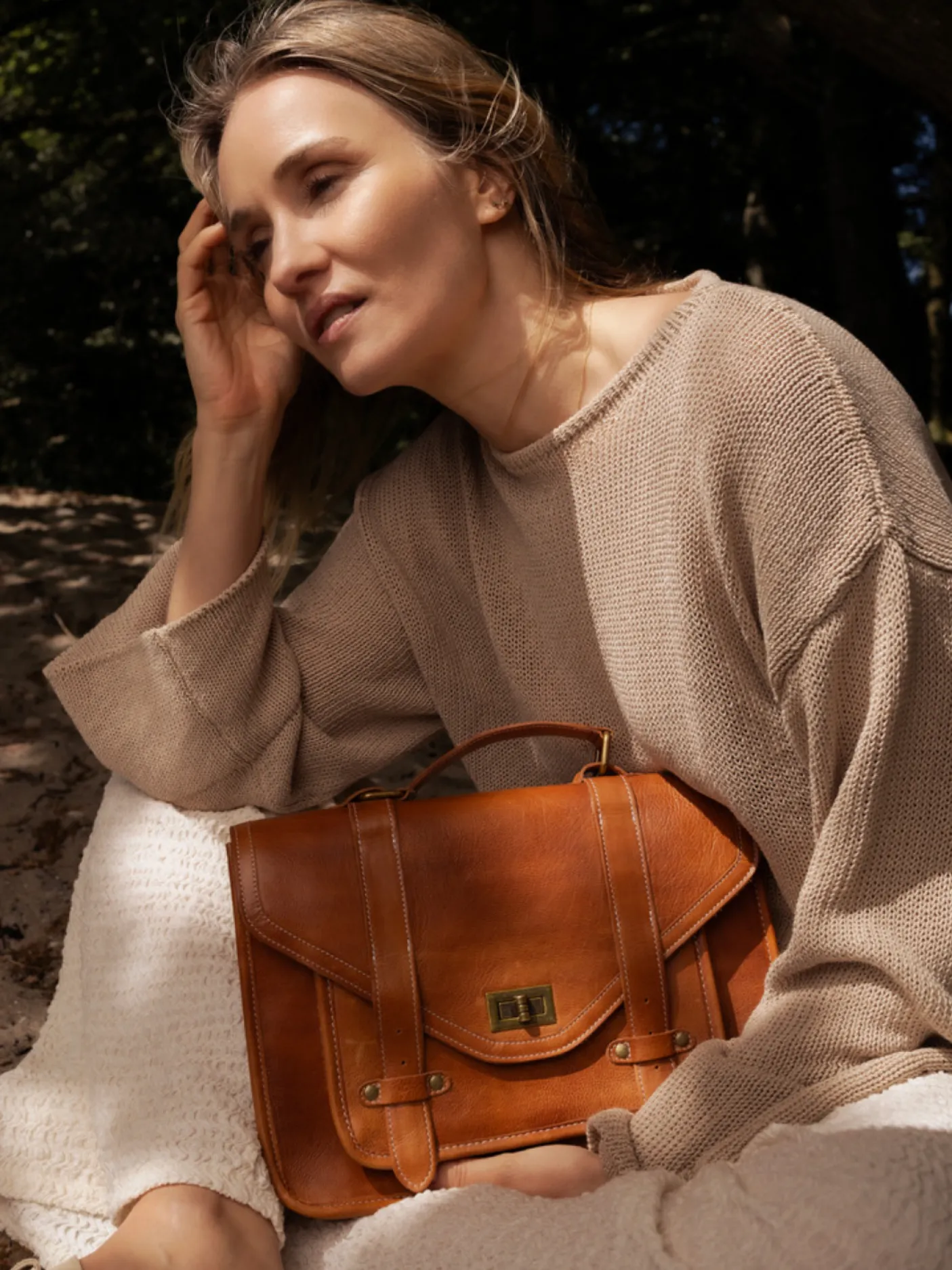 Taske Hallie – Cognac