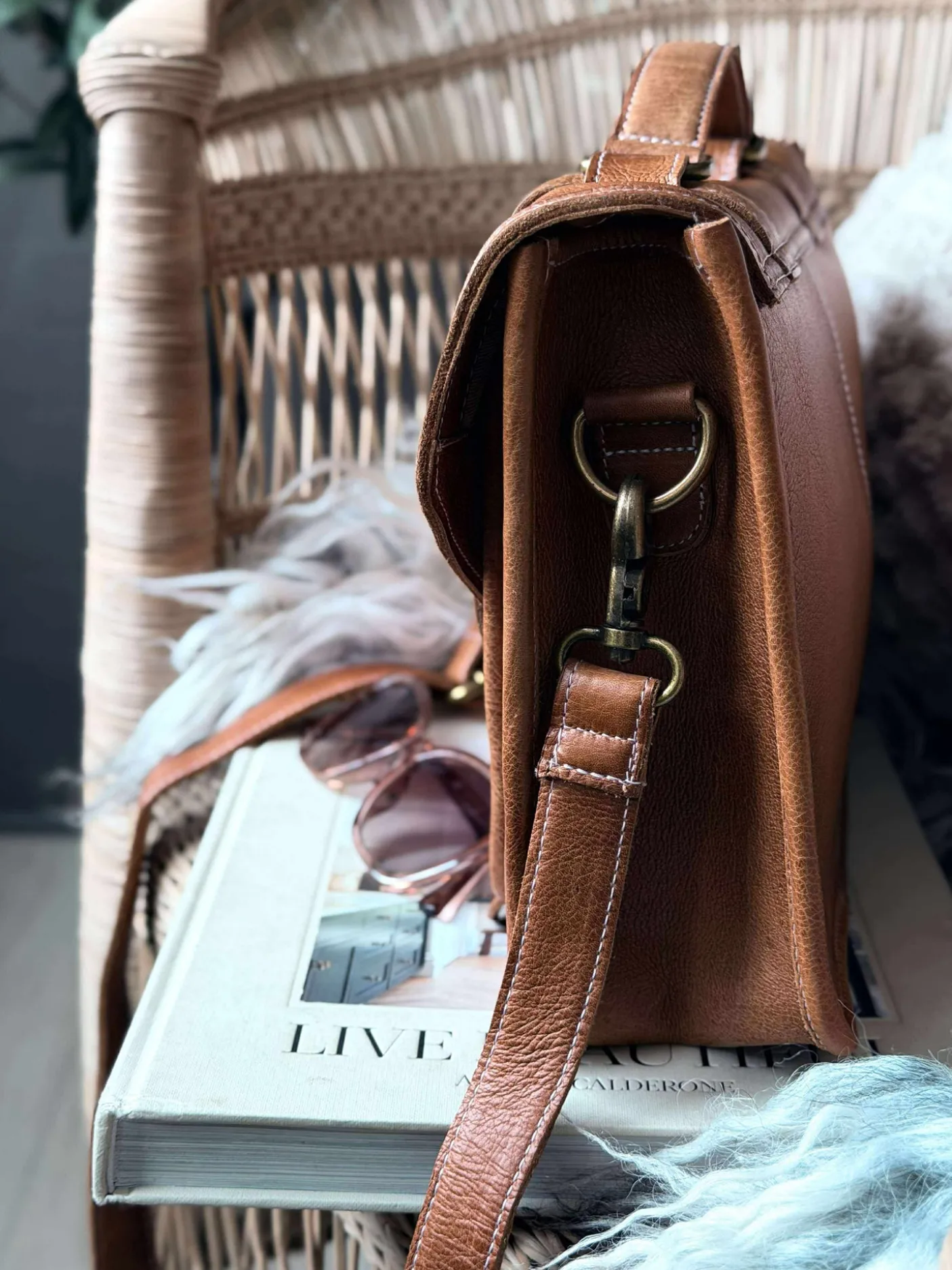 Taske Hallie – Cognac