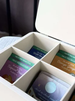 TEA kasse - Creme eller Rosa