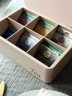 TEA kasse - Creme eller Rosa