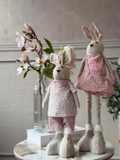 Tøjkanin med teleskop ben 58 cm - MIX