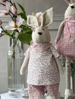 Tøjkanin med teleskop ben 58 cm - MIX