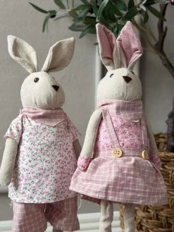 Tøjkanin med teleskop ben 58 cm - MIX