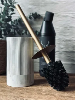 Toiletbørste marmor look