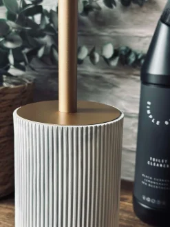 Toiletbørste marmor look