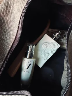 Toilettaske - Kanvas Brown