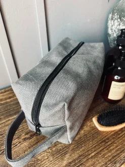 Toilettaske - Kanvas koks