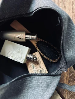 Toilettaske - Kanvas koks