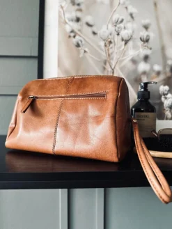 Toilettaske Nora Cognac