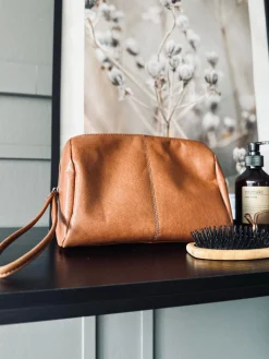 Toilettaske Nora Cognac