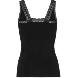 Top med blonde Økotex black – Bambus