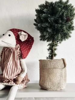 Træ med Lyskæde - 36cm.