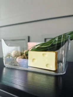 Transparent kasse til køleskab