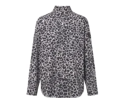 Trendy skjorte - Grey leopard