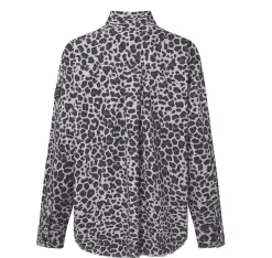 Trendy skjorte - Grey leopard
