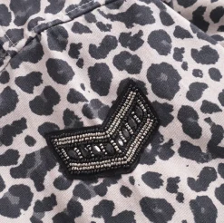 Trendy skjorte - Grey leopard