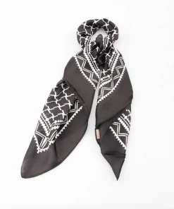 Tørklæde – 70×70 Satin black