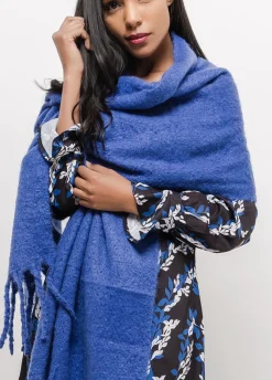 Tørklæde – Vamset Blå