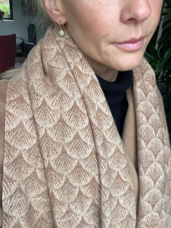 Tørklæde Malene - Cognac