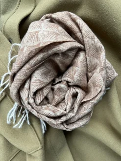 Tørklæde Malene - Cognac