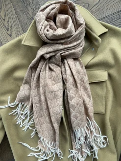 Tørklæde Malene - Cognac