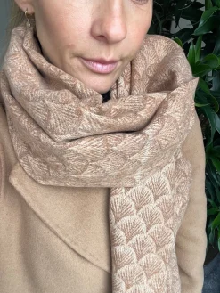 Tørklæde Malene - Cognac