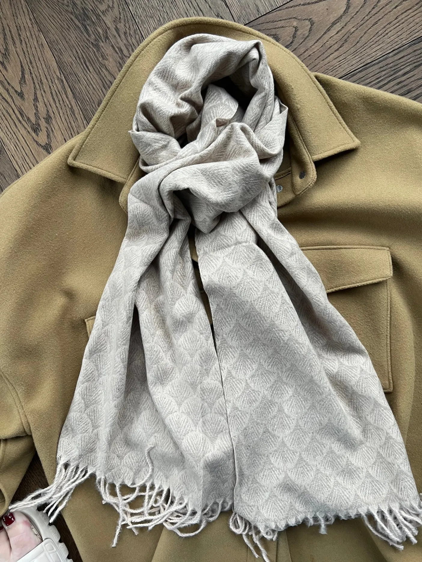 Tørklæde Malene - Sand