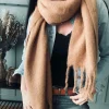 Tørklæde Vamset Camel