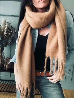 Tørklæde Vamset Camel