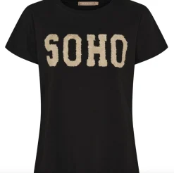 T-shirt SOHO - Black / Beige