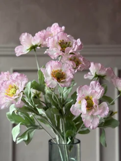 Valmue stilk 62 cm - Rosa