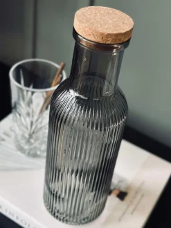 Vandflaske med korkprop – Stone 1 ltr.