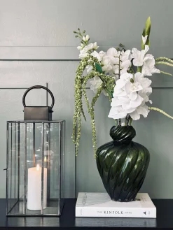 Vase ART grøn mundblæst