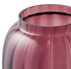 Vase bordeaux - Mundblæst glas