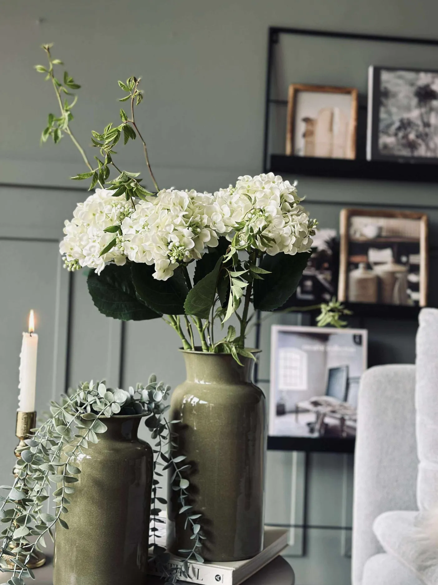 Vase Grøn - Flere størrelser