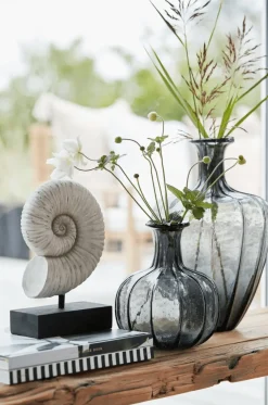 Vase Mayia - H: 21 cm - Grå