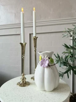 Vase med deko - Hvid eller Grøn