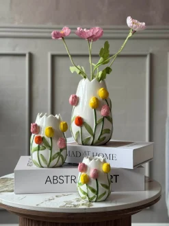 Vase med tulipaner - Flere størrelser