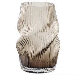 Vase riflet - Mundblæst glas