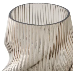 Vase riflet - Mundblæst glas