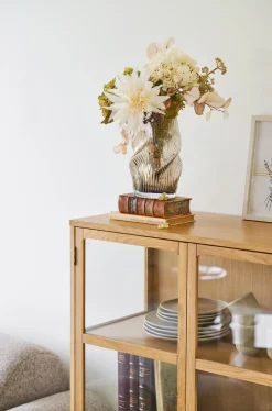 Vase riflet - Mundblæst glas