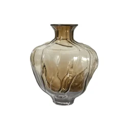 Vase Thelma big brown - Mundblæst