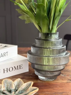 Vase Tornado Grå - Flere størrelser