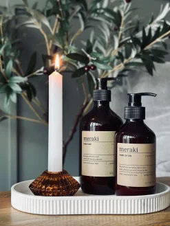 Vendbar Lysestage - Amber gylden