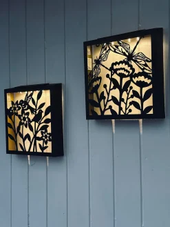 Vægdekoration m.Solar - Firkantet Mix