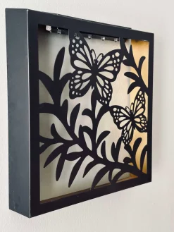 Vægdekoration m.Solar - Firkantet Mix