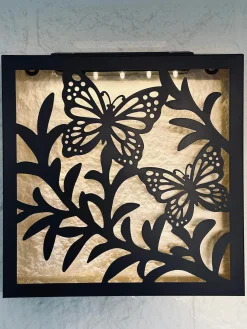 Vægdekoration m.Solar - Firkantet Mix