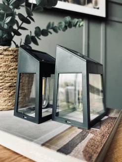 Væglampe med solceller , pakke med 2 stk